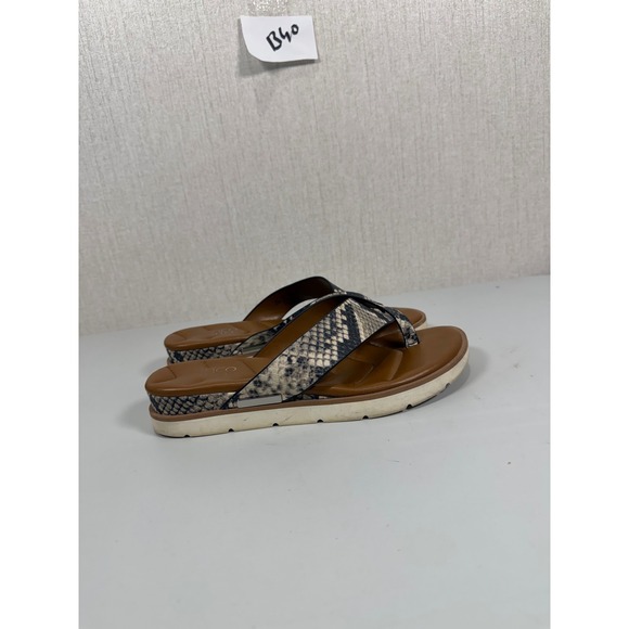 Franco Sarto Shoes - Franco Sarto "Darious" Women's Slip On Sandals Reptile Pattern Size 6.5M